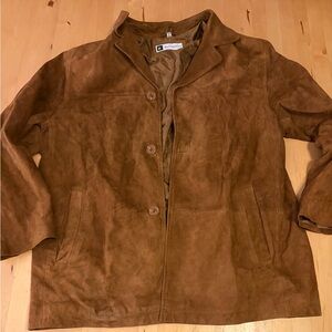 Bachrach Tan Leather Jacket